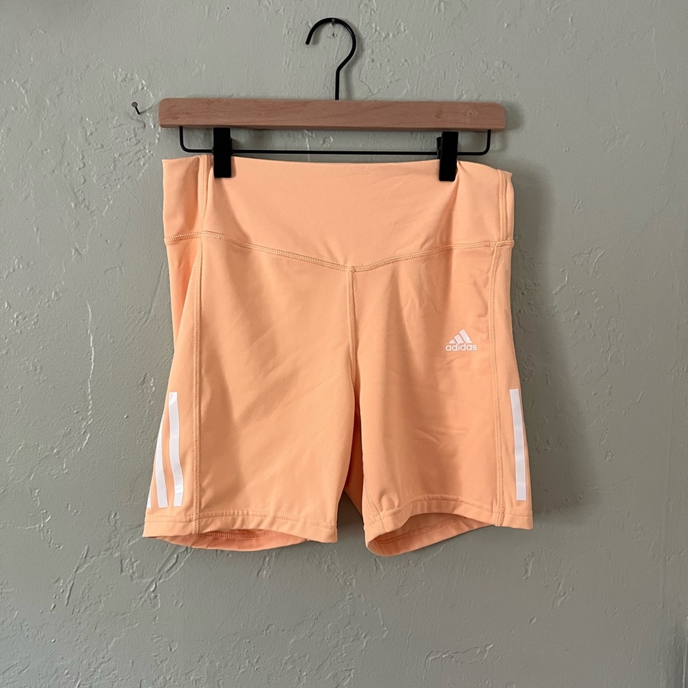 Adidas Bright Peach Bike Shorts Size L